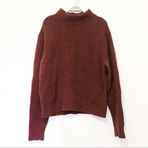 J. Crew Point Sur Mock Neck Sweater (no tags)